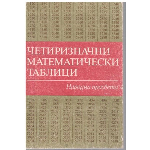Четиризначни математически таблици