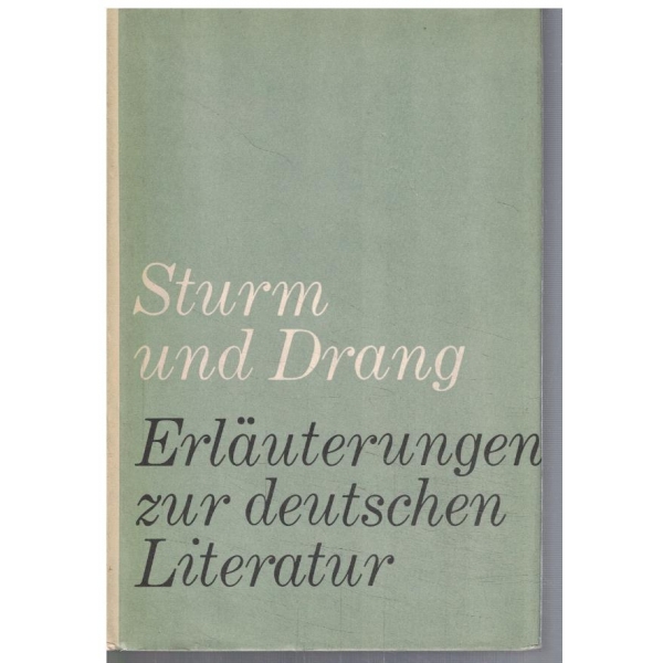 Sturn und drang