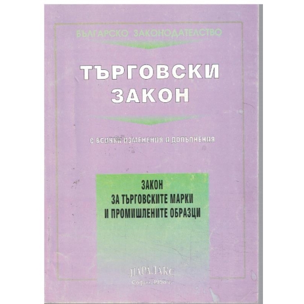Търговски закон - изменения и допълнения