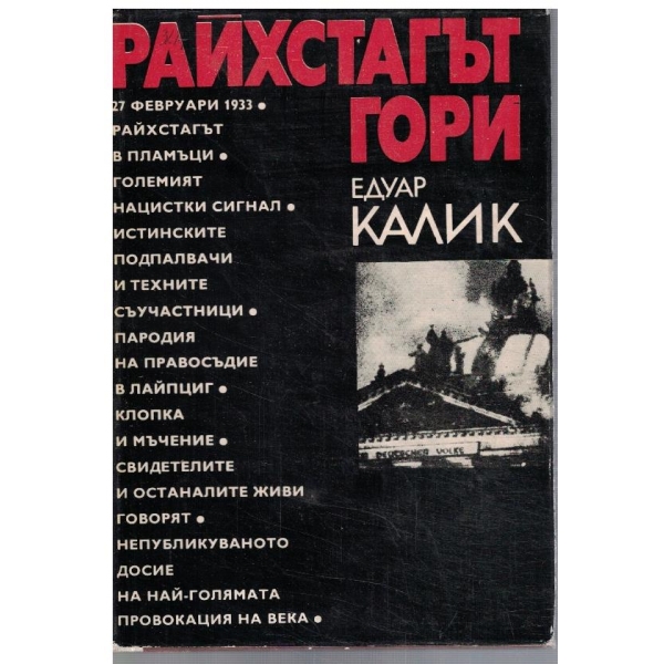 Райхстагът гори